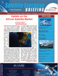 The November 2021 issue of the Satellite Executive Briefing magazine focusing on the African Satellite Market