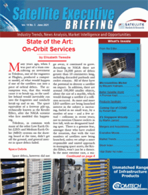 The June 2021 issue of  the Satellite Executive Briefing magazine