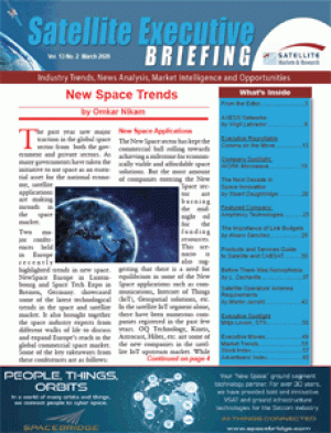 The March 2020 issue of  the Satellite Executive Briefing magazine