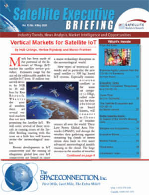 The May 2020 issue of the Satellite Executive Briefing magazine