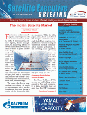 The September 2020 issue of  the Satellite Executive Briefing magazine